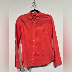 J.Crew the perfect linen shirt — size small